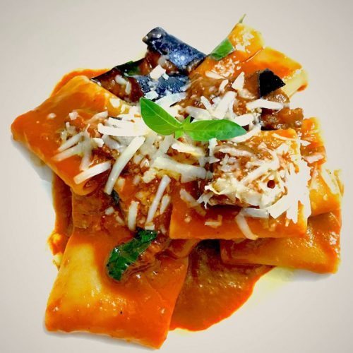 Paccheri alla norma 